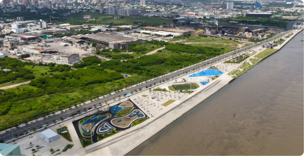 Gran malecón del rio Barranquilla